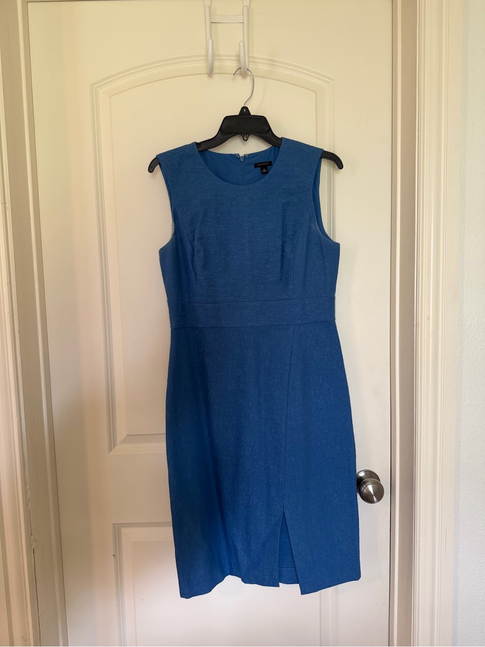 Ann Taylor Royal Blue Sleeveless Sheath Dress